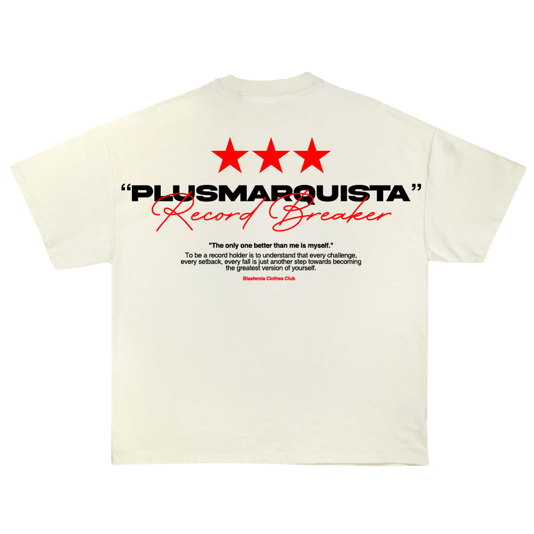 "PLUSMARQUISTA" Playera Oversize Color Beige