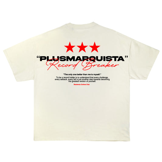 "PLUSMARQUISTA" Playera Oversize Color Beige